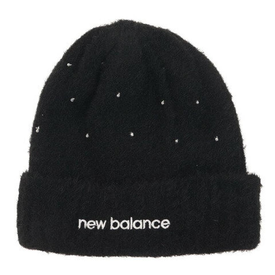 ニューバランス（new balance）（レディース）ゴルフ ニット帽子 防寒 あったかグッズ 寒さ対策 ビーニー 012-1287505-010
