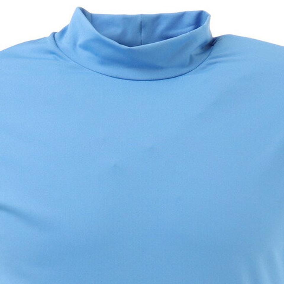 パフォーマンスギア(PG)(メンズ)サッカー ウェア メンズ ストレッチハイネック長袖シャツ 741PG9ES4522 SAX インナー アンダーシャツ