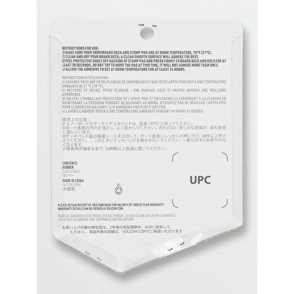 ボルコム(Volcom) STONE STUDS ストンプ パッド 23K6752300 BLK (メンズ、レディース)