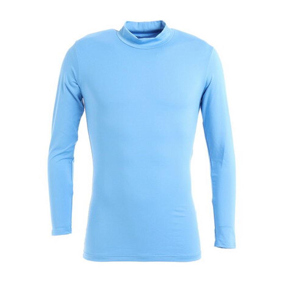 パフォーマンスギア(PG)(メンズ)サッカー ウェア メンズ ストレッチハイネック長袖シャツ 741PG9ES4522 SAX インナー アンダーシャツ