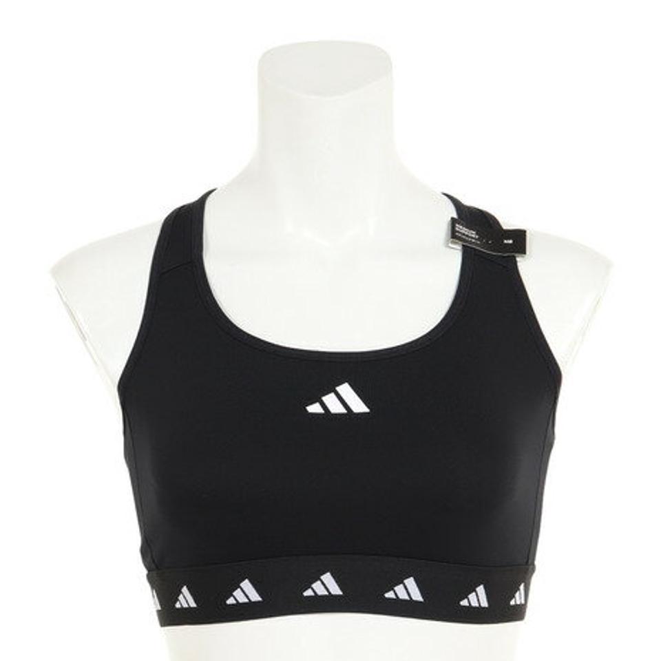 アディダス(adidas)(レディース)POWERREACT トレーニング ミディアムサポート テックフィットブラ I6419-HN7273