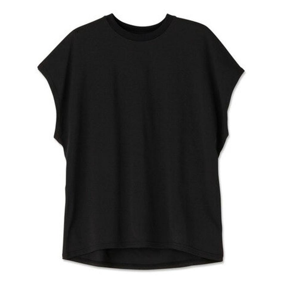 ダンスキン(DANSKIN)(レディース)ハイライン 半袖Tシャツ DA721105 K