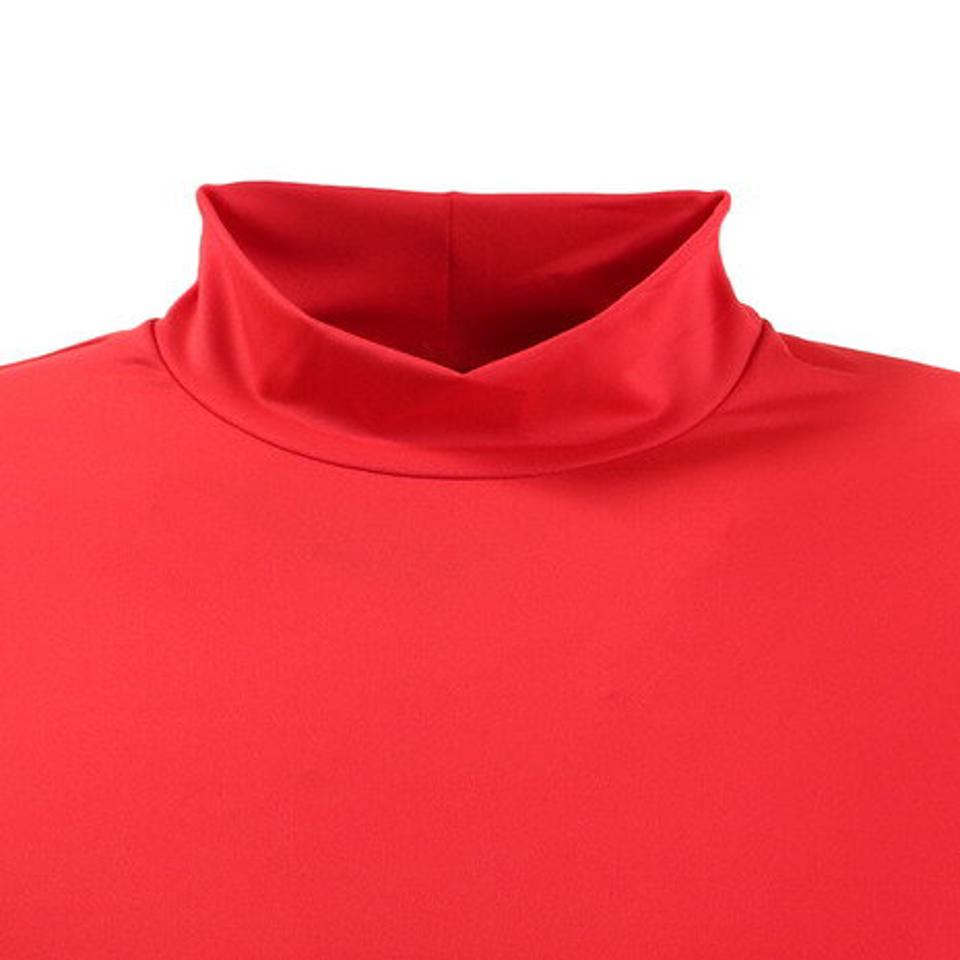パフォーマンスギア（PG）（メンズ）サッカー ウェア メンズ ストレッチハイネックシャツ 741PG9ES4522 RED インナー アンダー シャツ 長袖