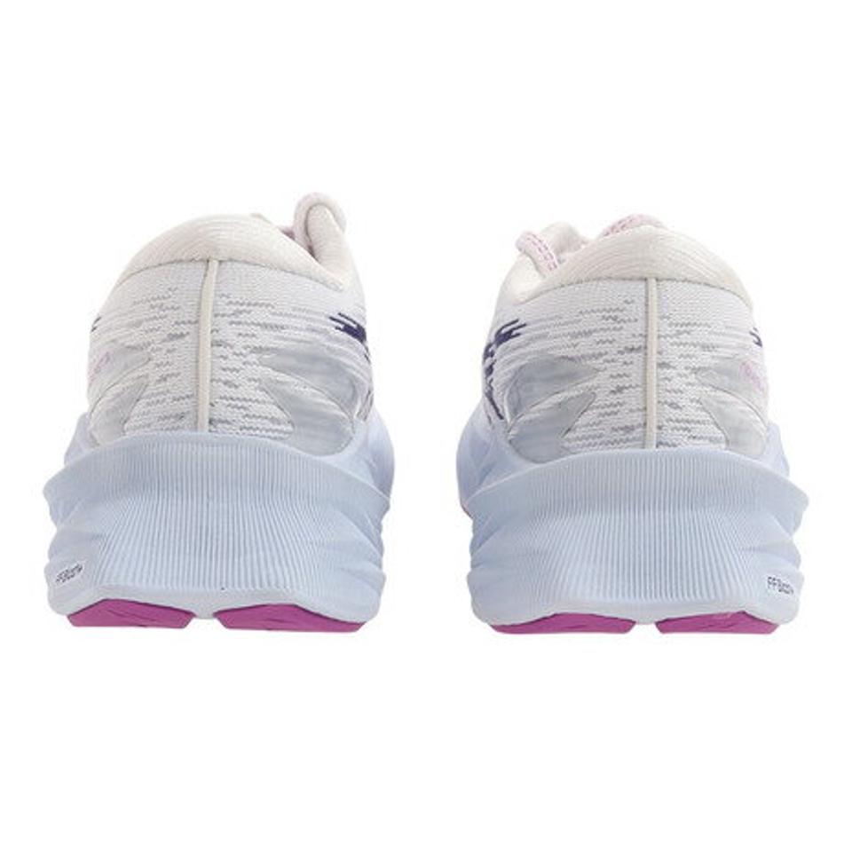 アシックス（ASICS）（レディース）ランニングシューズ ノバブラスト 3 ホワイト 1012B288.100 スニーカー 厚底 プレート 軽量 ジョギング 駅伝 部活 マラソン