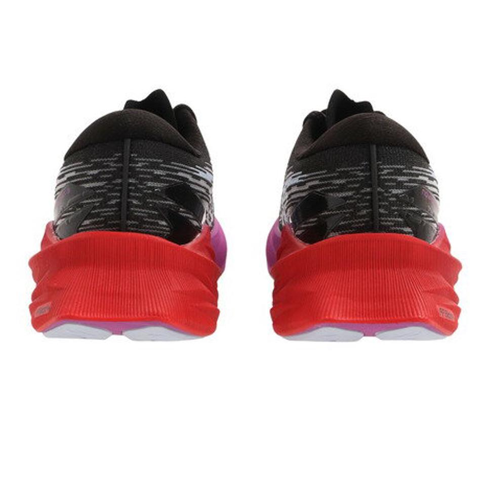 アシックス（ASICS）（レディース）ランニングシューズ ノバブラスト 3 ブラックパープル 1012B288.002 スニーカー 厚底 プレート ジョギング 軽量 駅伝 部活