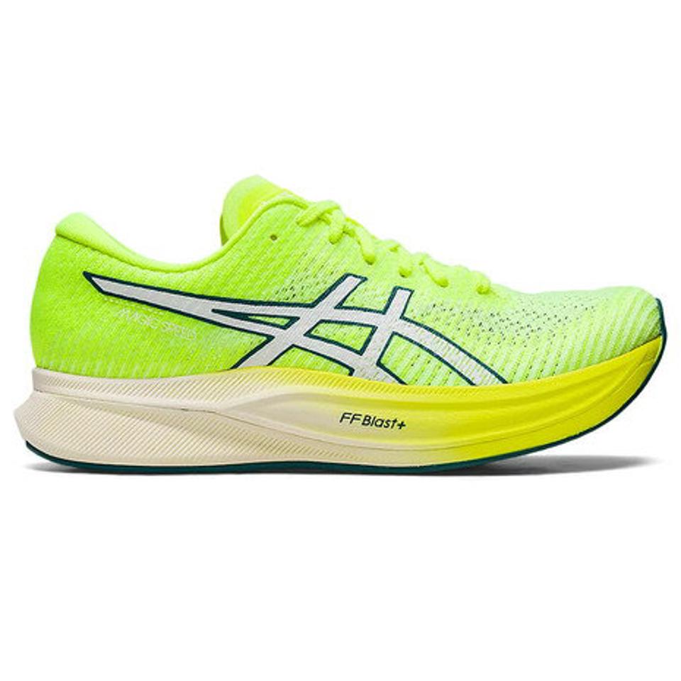 アシックス（ASICS）（レディース）ランニングシューズ マジックスピード 2 MAGIC SPEED 2 イエロー 1012B274.750 スニーカー 厚底 プレート 駅伝 マラソン