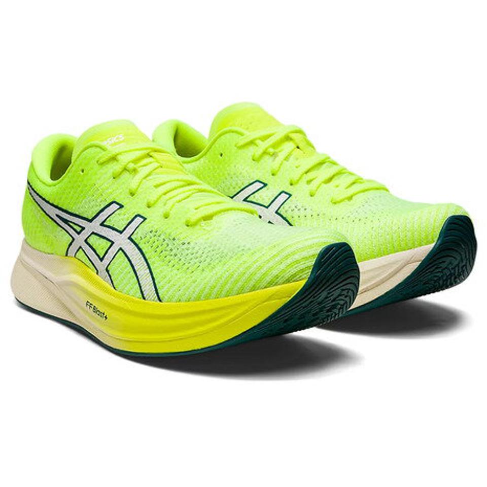 アシックス（ASICS）（レディース）ランニングシューズ マジックスピード 2 MAGIC SPEED 2 イエロー 1012B274.750 スニーカー 厚底 プレート 駅伝 マラソン
