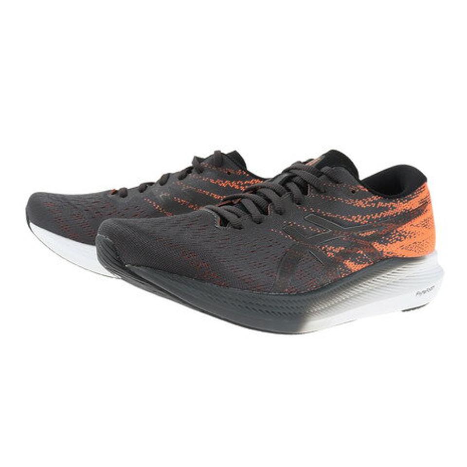 【3/5 24h限定 エントリー＆対象4店舗買い回りで最大P10倍！】アシックス（ASICS）（メンズ）ランニングシューズ エボライド3 ブラックオレンジ 1011B339.020 スニーカー ジョギング トレーニング 駅伝 部活 マラソン
