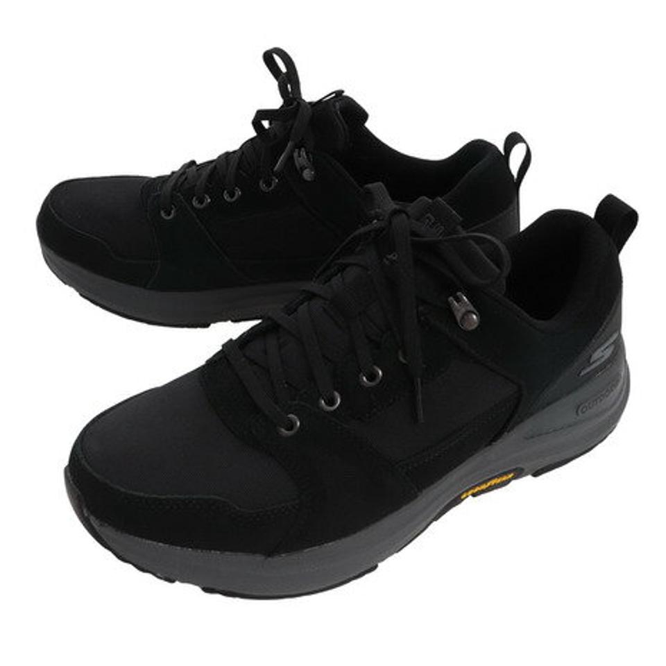 【6/5 24h限定 エントリー＆対象4店舗買い回りで最大P10倍！】スケッチャーズ（SKECHERS）（メンズ）スニーカー 防水 ゴーウォークアウトレットマッシフ GO WALK OUTDOOR MASSIF ブラック 216106-BKCC ウォーキング 防滑