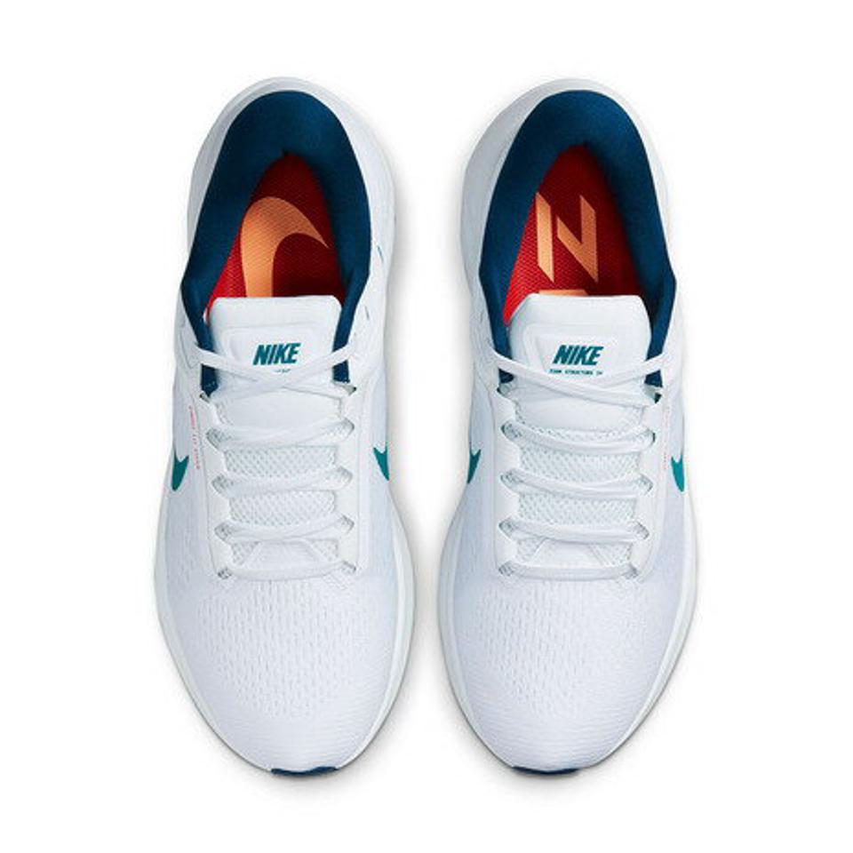 【1/25 24h限定 エントリー＆対象3店舗買い回りで最大P10倍！】ナイキ（NIKE）（メンズ）ランニングシューズ メンズ 白 エア ズーム ストラクチャー 24 ホワイト DA8535-102 スニーカー ジョギングシューズ