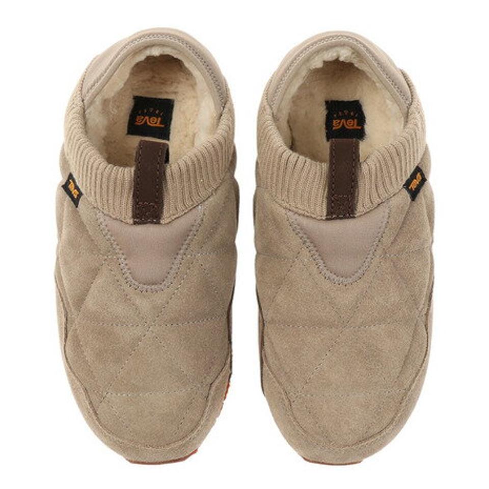テバ（Teva）（メンズ） モックシューズ スリッポン リエンバ— プラッシュド グレー ベージュ 1129617 スニーカー スエード生地 アウトドア 秋冬用 2WAY