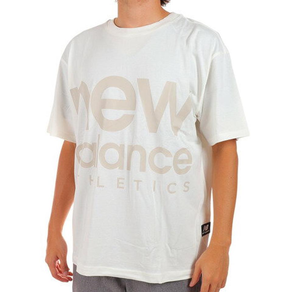 ニューバランス(new balance)(メンズ、レディース)Tシャツ メンズ 半袖 Athletics Unisex Out of Bounds オーバサイス UT23505SST