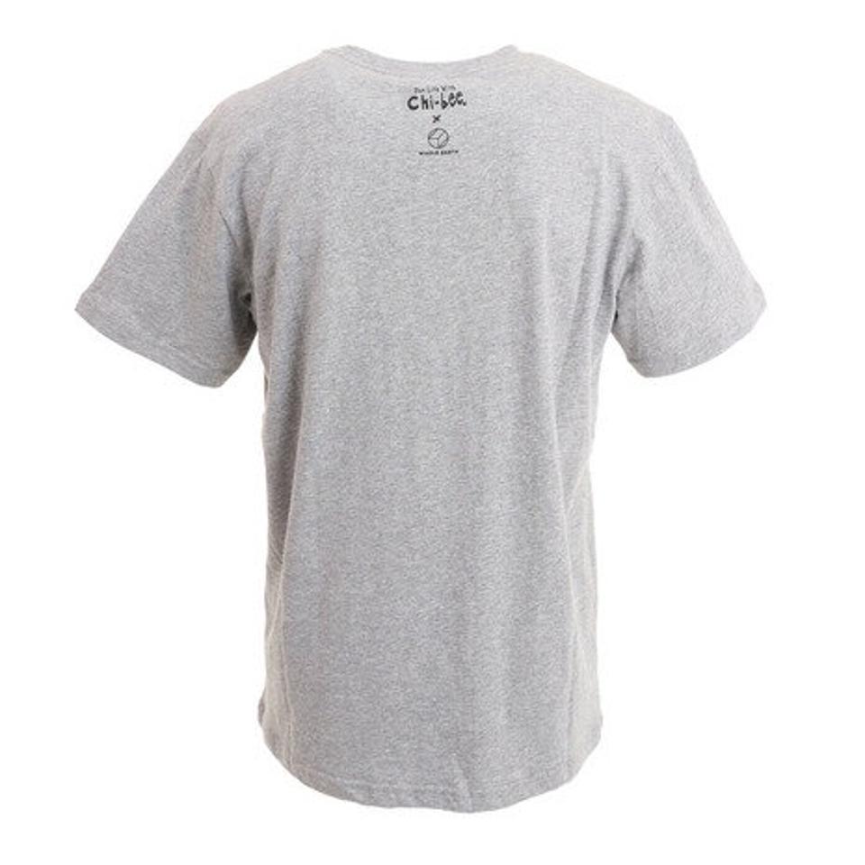 ホールアース(Whole Earth)(メンズ)Best shot by Nelson CxW 半袖Tシャツ WE2KJA02 GRY