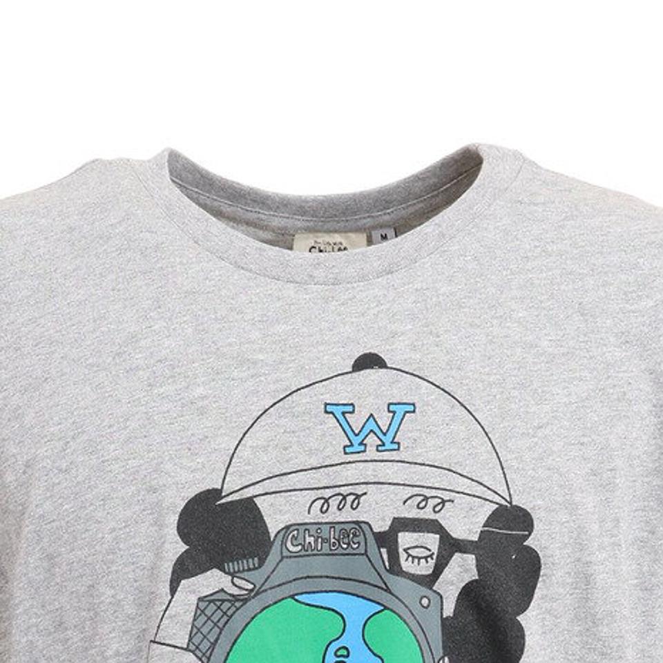 ホールアース(Whole Earth)(メンズ)Best shot by Nelson CxW 半袖Tシャツ WE2KJA02 GRY