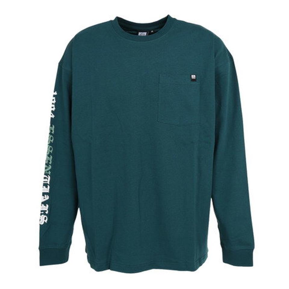 リーフ(REEF)(メンズ)ポケット付き BIG 長袖Tシャツ RFTEM2210-GRN