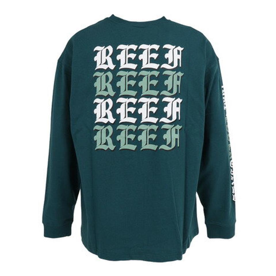 リーフ(REEF)(メンズ)ポケット付き BIG 長袖Tシャツ RFTEM2210-GRN