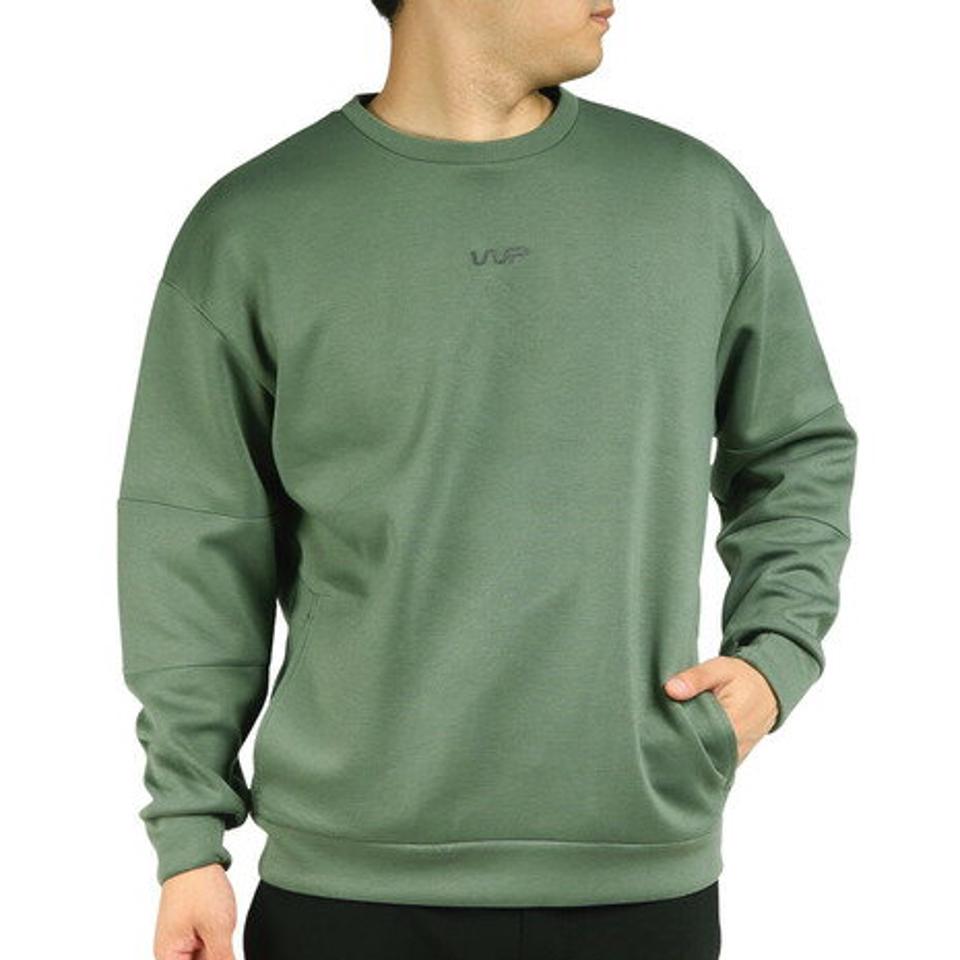 【スポーツデー エントリーでP5倍!4/3 9:59迄】ザ・ワープ・バイ・エネーレ(The Warp By Ennerre)(メンズ)SPACER KNIT プルオーバーR WB3NJN08 KHK