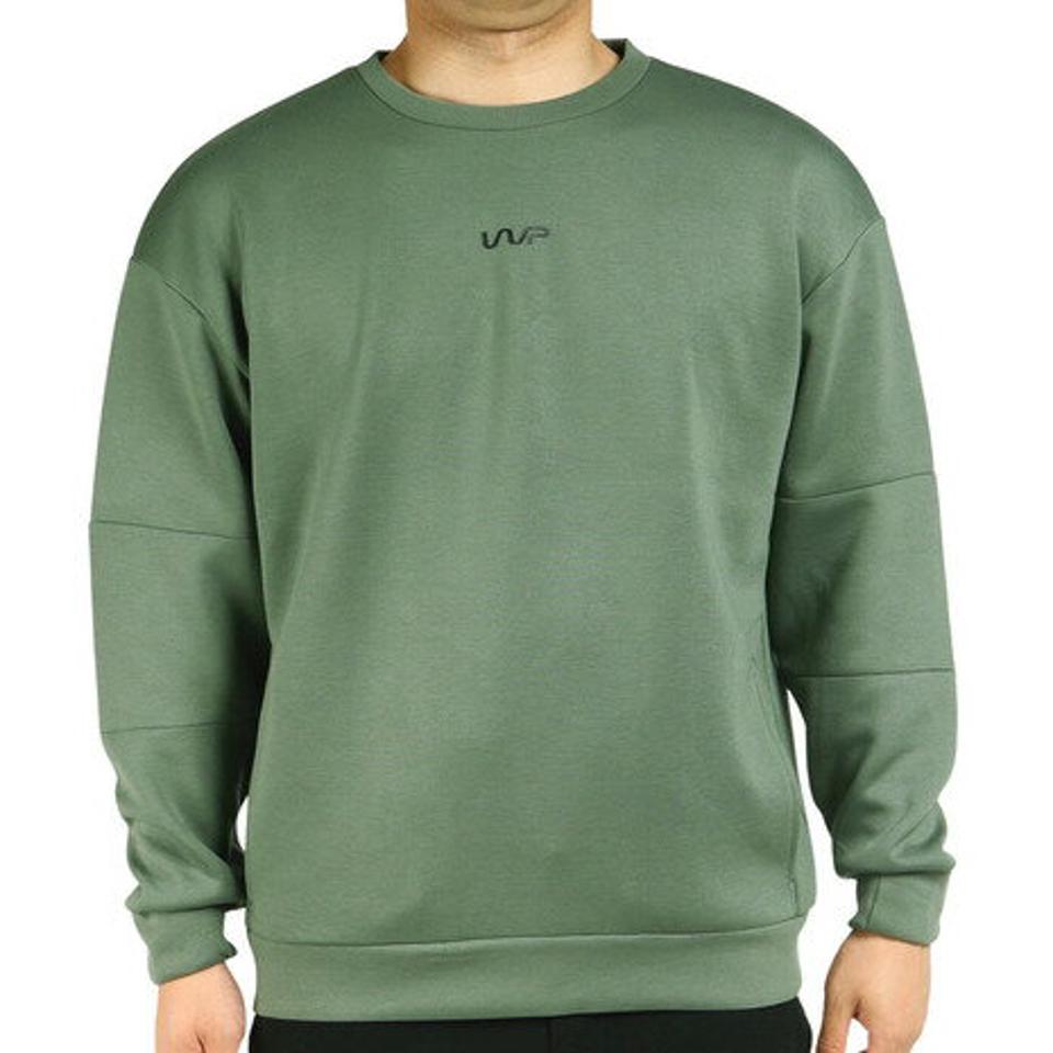 【スポーツデー エントリーでP5倍!4/3 9:59迄】ザ・ワープ・バイ・エネーレ(The Warp By Ennerre)(メンズ)SPACER KNIT プルオーバーR WB3NJN08 KHK