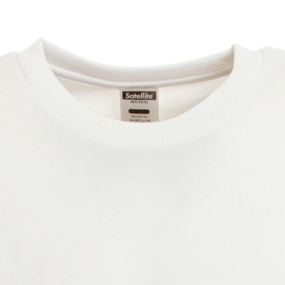 サテライト(Satellite) バドミントン ウェア Tシャツ 半袖 3トーン ドライ STS3D WHITE/PURPLE/BLACK (メンズ)