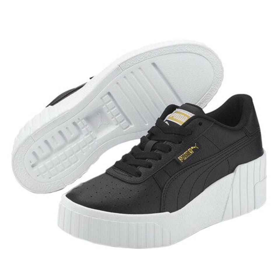 【6/5 24h限定 エントリー＆対象4店舗買い回りで最大P10倍！】プーマ（PUMA）（レディース）スニーカー 黒 レディース CALI カリ ウェッジ ブラック 373438 02 BLA スニーカー 厚底 カジュアル 通勤 通学 スポーツシューズ