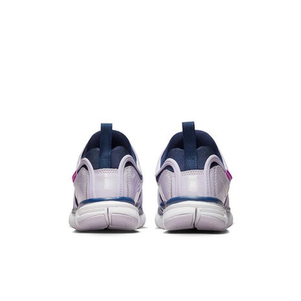 ナイキ（NIKE）（キッズ）ジュニアスニーカー ネイビー グレー ダイナモ フリー PS 343738-439 スリッポン スポーツシューズ アウトドア 通学 運動靴
