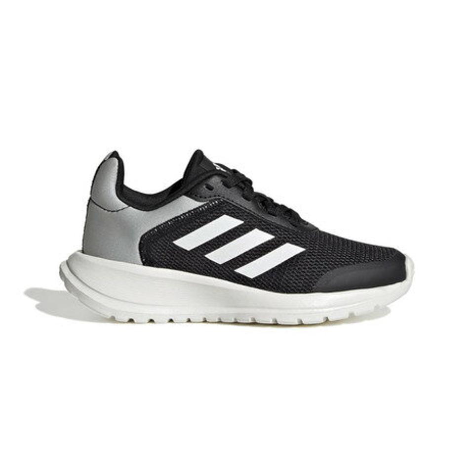 アディダス（adidas）（キッズ）テンソーラン ブラック ホワイト LUT31-GZ3430 ジュニアスポーツシューズ スニーカー ランニング ウォーキング 陸上 運動靴