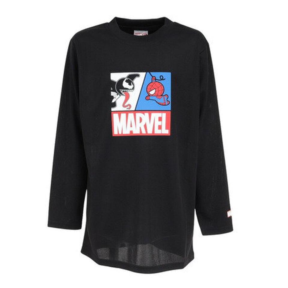 【4/15 24h限定 エントリー&対象3店舗以上買い回りで最大P10倍!】マーベル(MARVEL)(キッズ)ジュニア スパイダーマン&ヴェノム ロング UVカット 長袖Tシャツ DS0223010