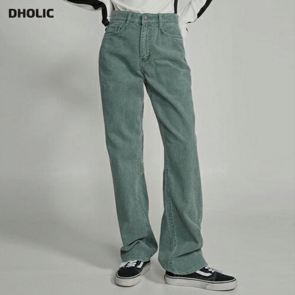 ワイドコーデュロイパンツ・t00125 レディース 【pt】パンツ ズボン ロングパンツ コーデュロイ ワイド 単色 無地 シンプル ベーシック 季節感 カラーパンツ ハイウエスト ベルトループ ストレート コットン 綿 秋 冬 韓国ファッション クリスマス