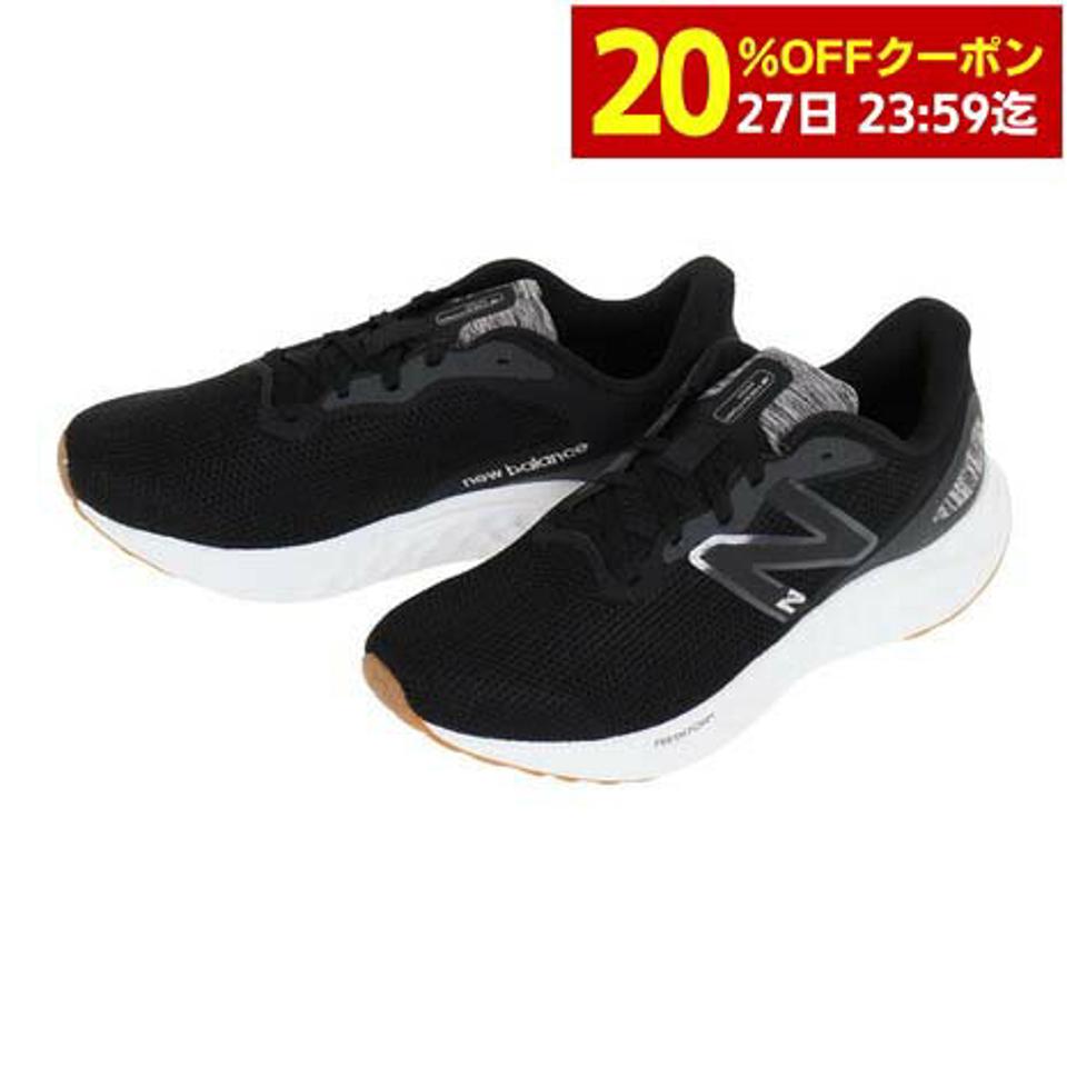 ニューバランス（new balance）（メンズ）ランニングシューズ メンズ 黒 フレッシュフォーム Fresh Foam Arishi v4 EK4 ブラック MARISEK4 2E スニーカー