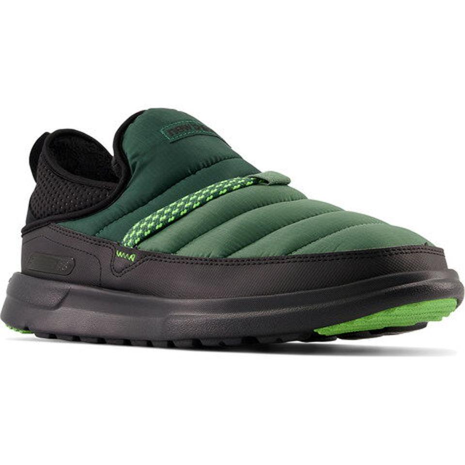 【2/25 24h限定 エントリー＆対象4店舗買い回りで最大P10倍！】ニューバランス（new balance）（メンズ）モックシューズ キャラバンモック Mid-Cutv2 グリーン SUFMIDP2D スリッポン 緑 秋冬用 保温