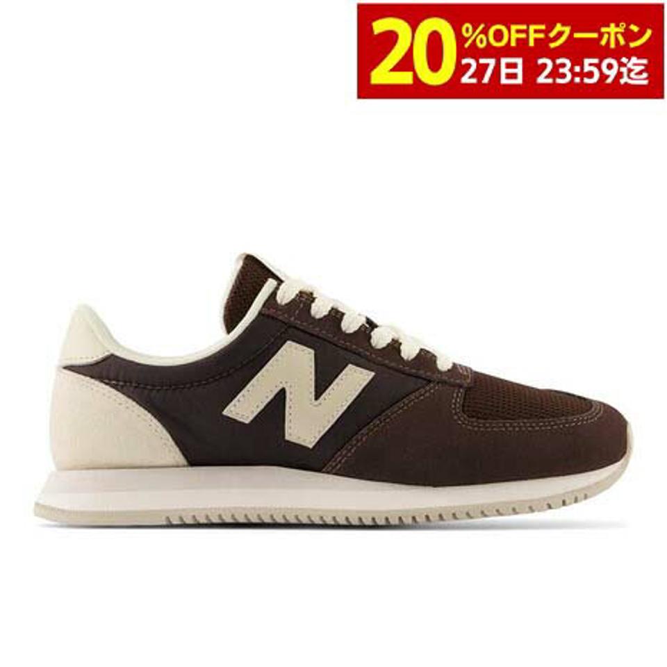 ニューバランス（new balance）（レディース）スニーカー WL420M RA ブラウン WL420MRAB スエード 異素材 差し色ホワイト おしゃれ 厚底 クラシカルスタイル