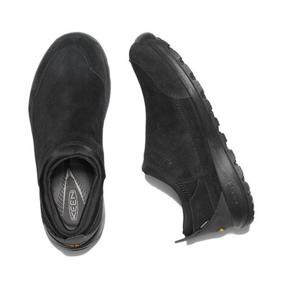 キーン（KEEN） モックシューズ スリッポン グリーザー モック ウォータープルーフ ブラック 黒 Black 1023837 室内履き スニーカー 防水 靴 （メンズ）