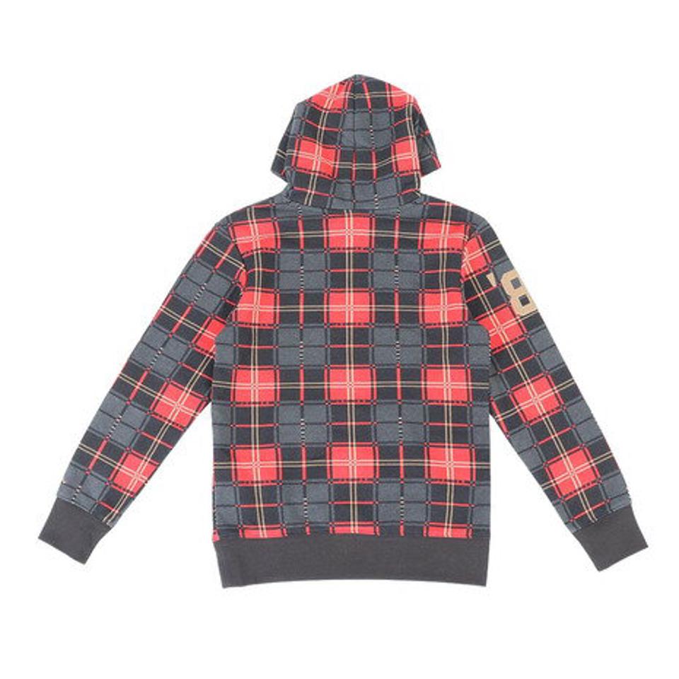 ジョーダン（JORDAN）（キッズ）ESSENTIALS PLAID プルオーバーフーディ 95B920-023