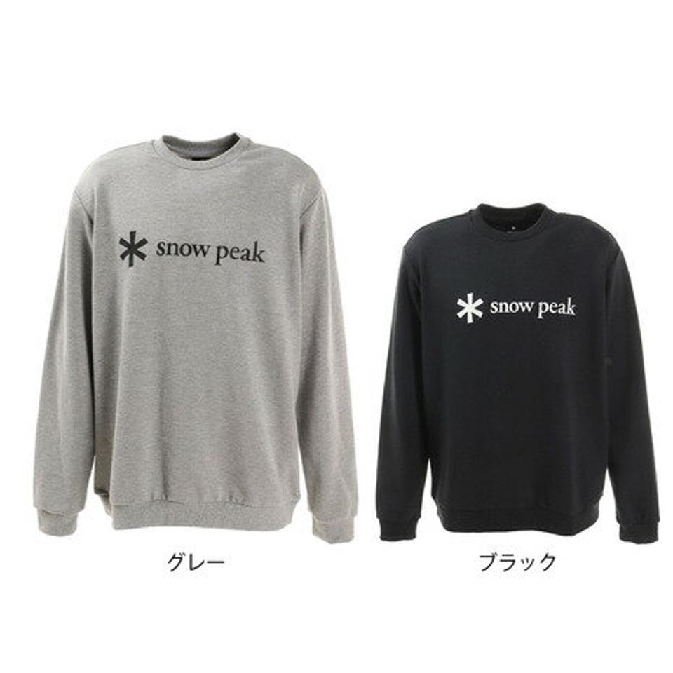 スノーピーク(snow peak)(メンズ)ロゴスウェットプルオーバー SPS-SW-21SU002 トレーナー スウェット トップス 長袖 アウトドア カジュアル