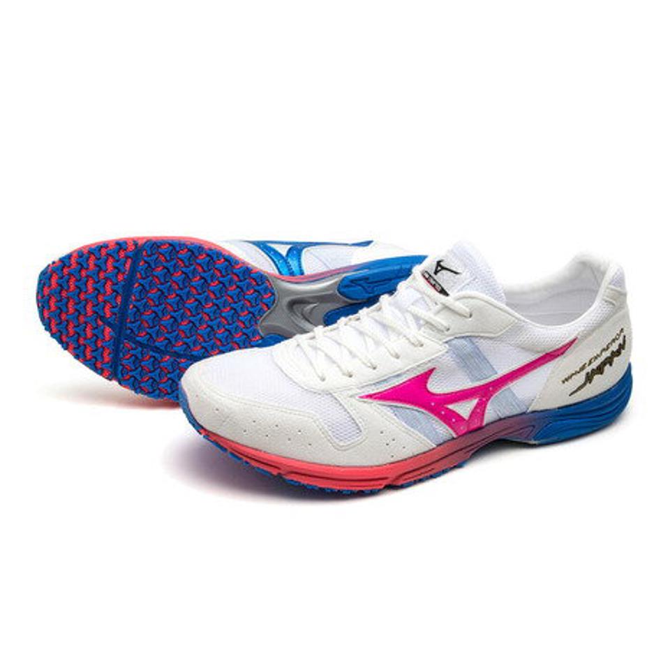 ミズノ（MIZUNO） ランニングシューズ 白 ウエーブエンペラージャパン 4 レーシング ホワイトピンク U1GD192051 シューズ スニーカー （メンズ）