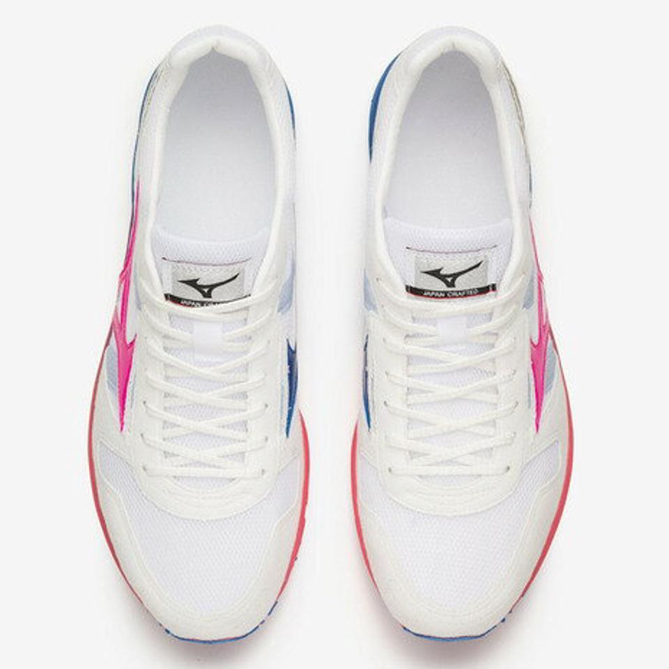ミズノ（MIZUNO） ランニングシューズ 白 ウエーブエンペラージャパン 4 レーシング ホワイトピンク U1GD192051 シューズ スニーカー （メンズ）