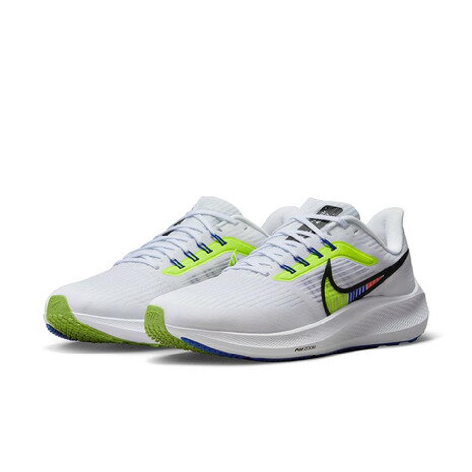 ナイキ（NIKE）（メンズ）ランニングシューズ エア ズーム ペガサス 39 PRM ホワイト DX1627-100 スニーカー 厚底 プレート ジョギング 駅伝 部活 マラソン