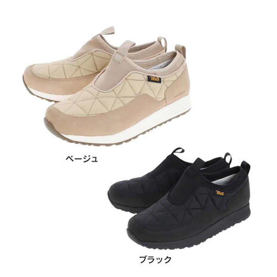 テバ（Teva）（メンズ） モックシューズ スリッポン ベージュ 黒 厚底 エンバー コミュート スリッポン ウォータープルーフ 1116051 カジュアル 室内履き