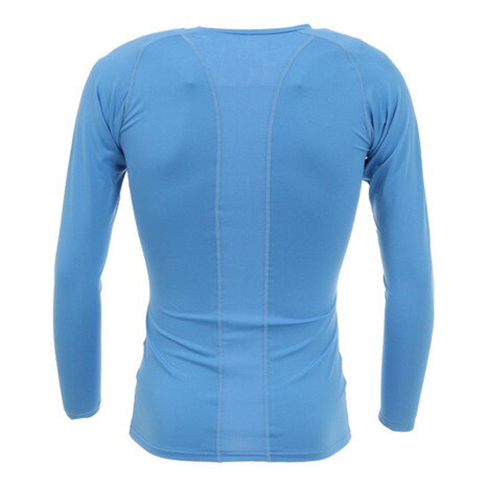 デュアリグ(DUARIG) サッカーウェア ドライプラス抗菌ストレッチ丸首長袖Tシャツ 741D1ES5709 SAX (メンズ)