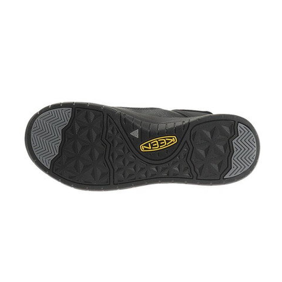 キーン（KEEN）（メンズ）ショートブーツ 黒 フッドロメオ ウォータープルーフ ブラック 1025473 ウィンターシューズ アウトドア 内側ボア 防寒