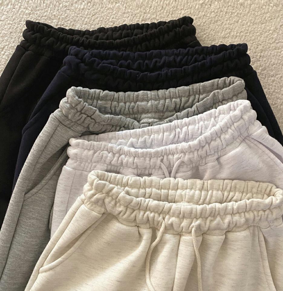 裏起毛ストリング付スウェットジョガーパンツ・t00256 レディース 【pt】パンツ ズボン ロング ジョガーパンツ スウェット ウエストゴム 楽ちん ラフ 体型カバー 裏起毛 単色 無地 シンプル ハイウエスト ワンマイル 冬 韓国ファッション