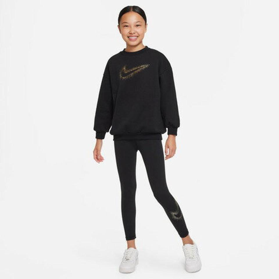 ナイキ(NIKE) ガールズ NSW エッセンシャル MR レギンスパンツ DV3232-010 (キッズ)