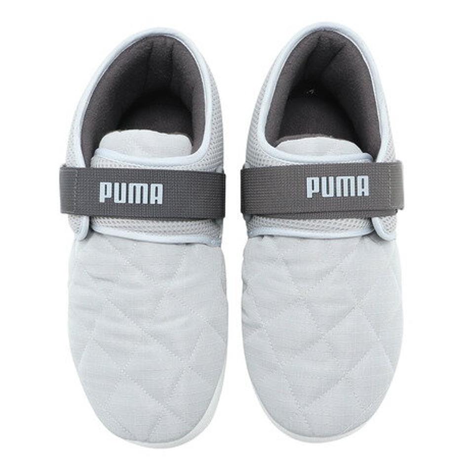プーマ（PUMA） スリッポン ライトグレー メンズ タフ ミッド 38708902 スニーカー ベルト付き スポーツシューズ カジュアル （メンズ）
