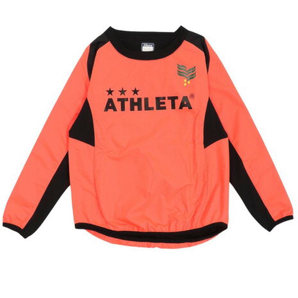 【10％OFFクーポン 2日まで】アスレタ（ATHLETA）（キッズ）サッカー フットサルウェア ジュニア 裏付きピステシャツ XE-431J RED