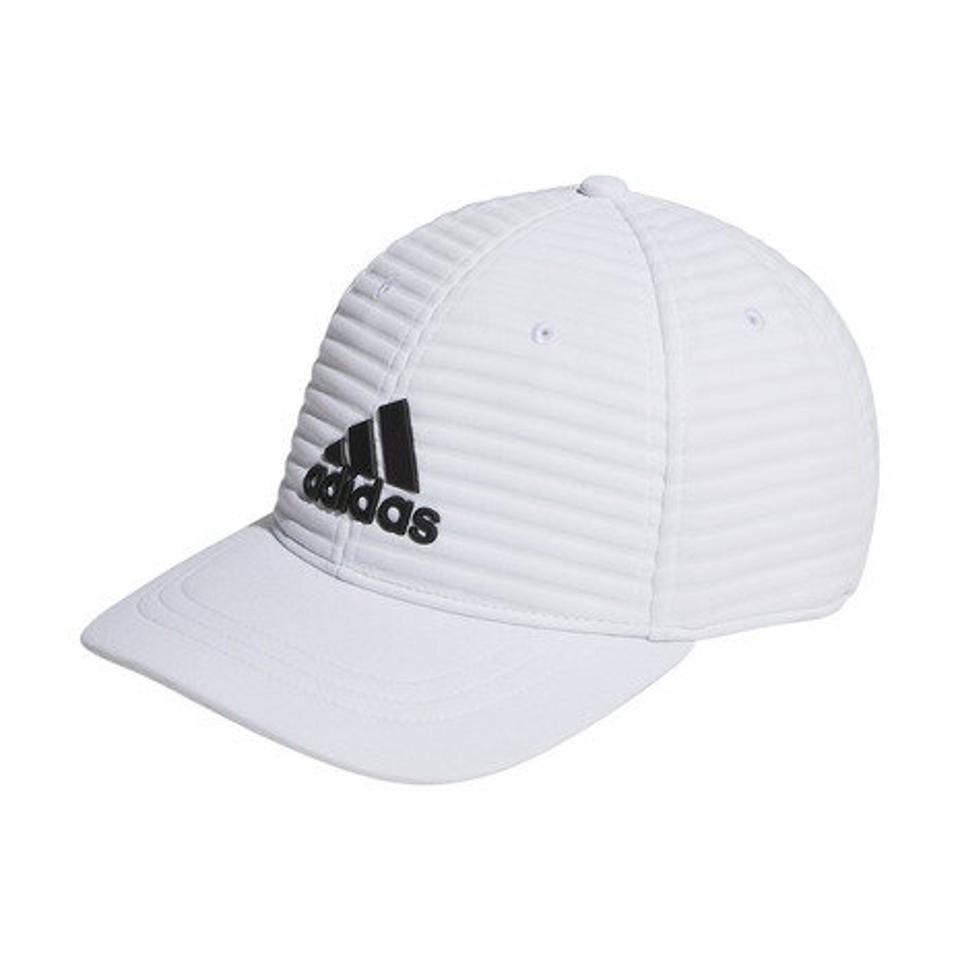 アディダス（adidas）（メンズ）ゴルフ UVカット ウォームキルトキャップ EKW15-GU8653 WH/BK