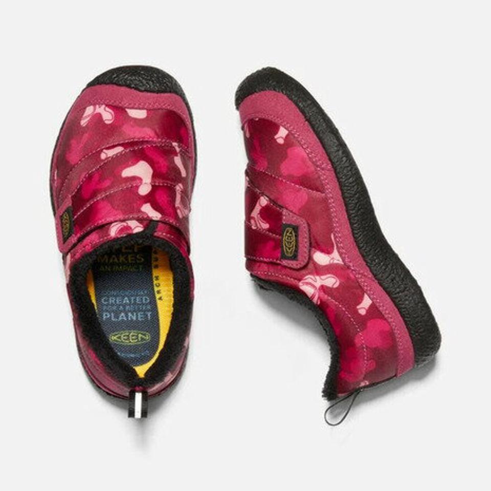 キーン（KEEN）（キッズ）ジュニア カジュアル シューズ グレー リトルキッズ ハウザー ロー ラップ 1025596