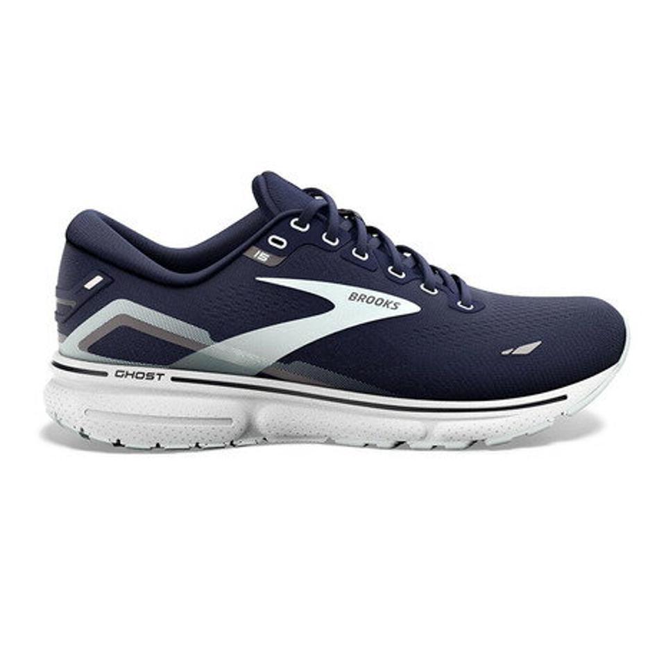 ブルックス（BROOKS）（レディース）ランニングシューズ レディース 紺 ゴースト15 ネイビー BRW3802 NB スニーカー ジョギングシューズ 通勤 通学