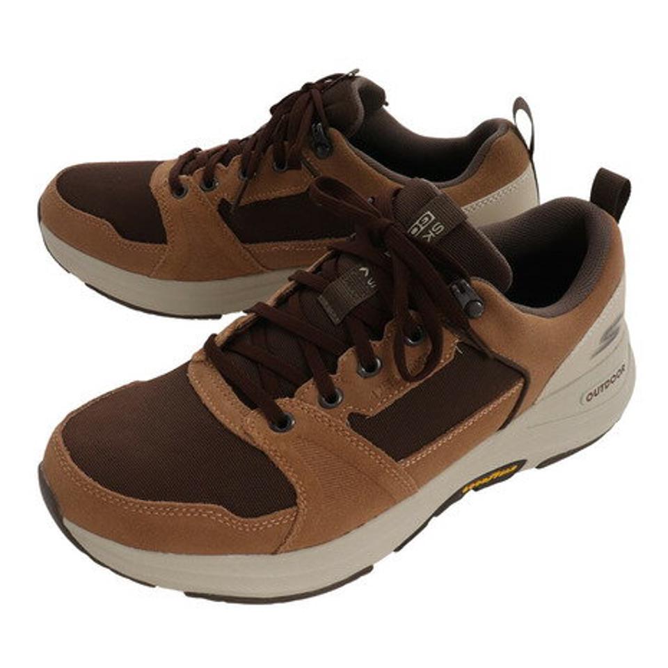 【6/5 24h限定 エントリー＆対象4店舗買い回りで最大P10倍！】スケッチャーズ（SKECHERS）（メンズ）スニーカー メンズ ゴーウォークアウトレットマッシフ GO WALK OUTDOOR MASSIF ブラウン 216106-BRTN