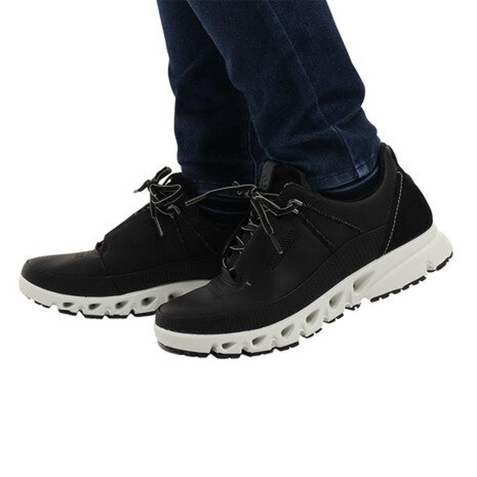 エコー（ecco）（レディース）スニーカー 黒 レディース マルチベント MULTI-VENT WOMENS LEATHER SNEAKER 88012301001 カジュアル レザー 通勤 通学 オフィス