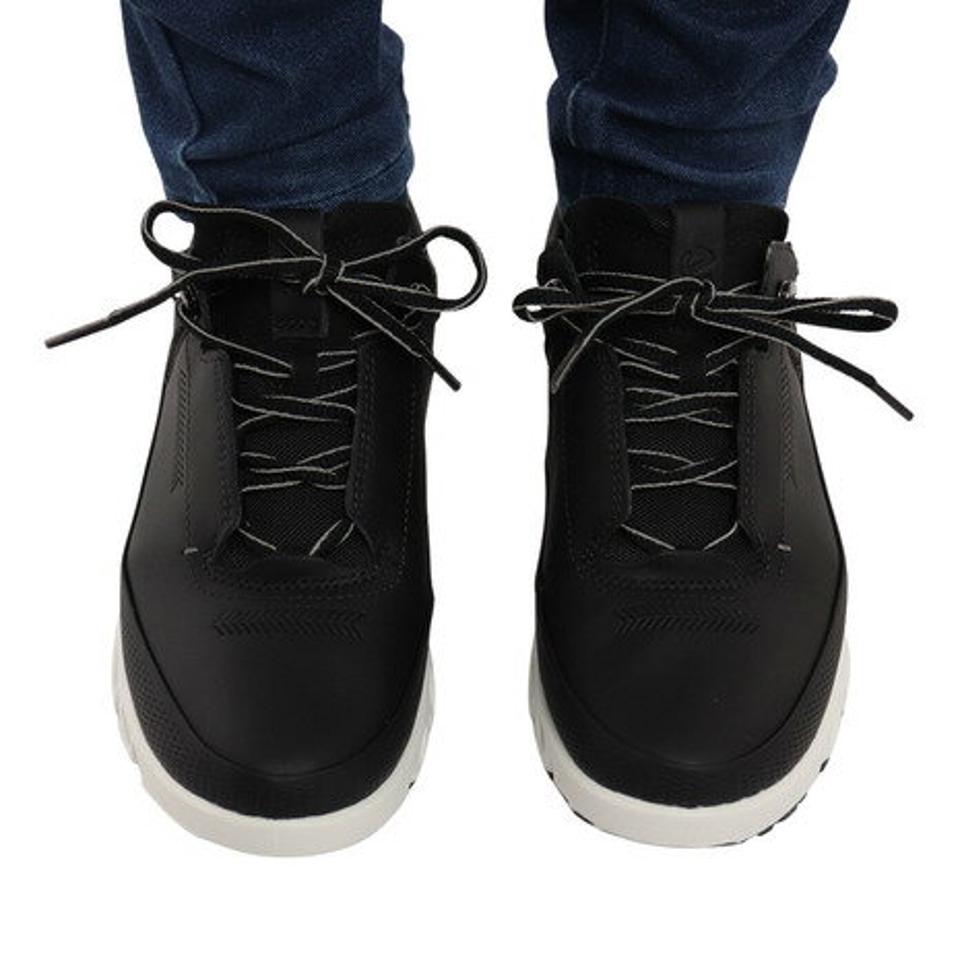 エコー（ecco）（レディース）スニーカー 黒 レディース マルチベント MULTI-VENT WOMENS LEATHER SNEAKER 88012301001 カジュアル レザー 通勤 通学 オフィス